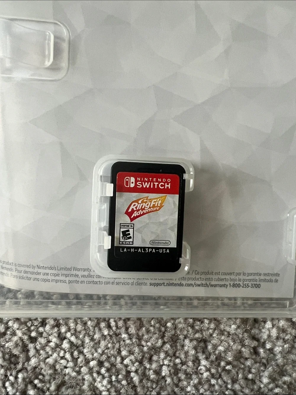 Nintendo Ring Fit Adventure Ring-Con and Leg Strap Set - Black & Gray